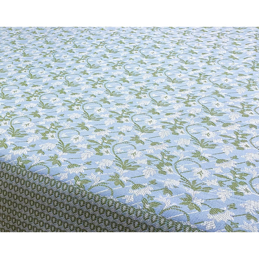 Reversible Jacquard Floral Bed Cover