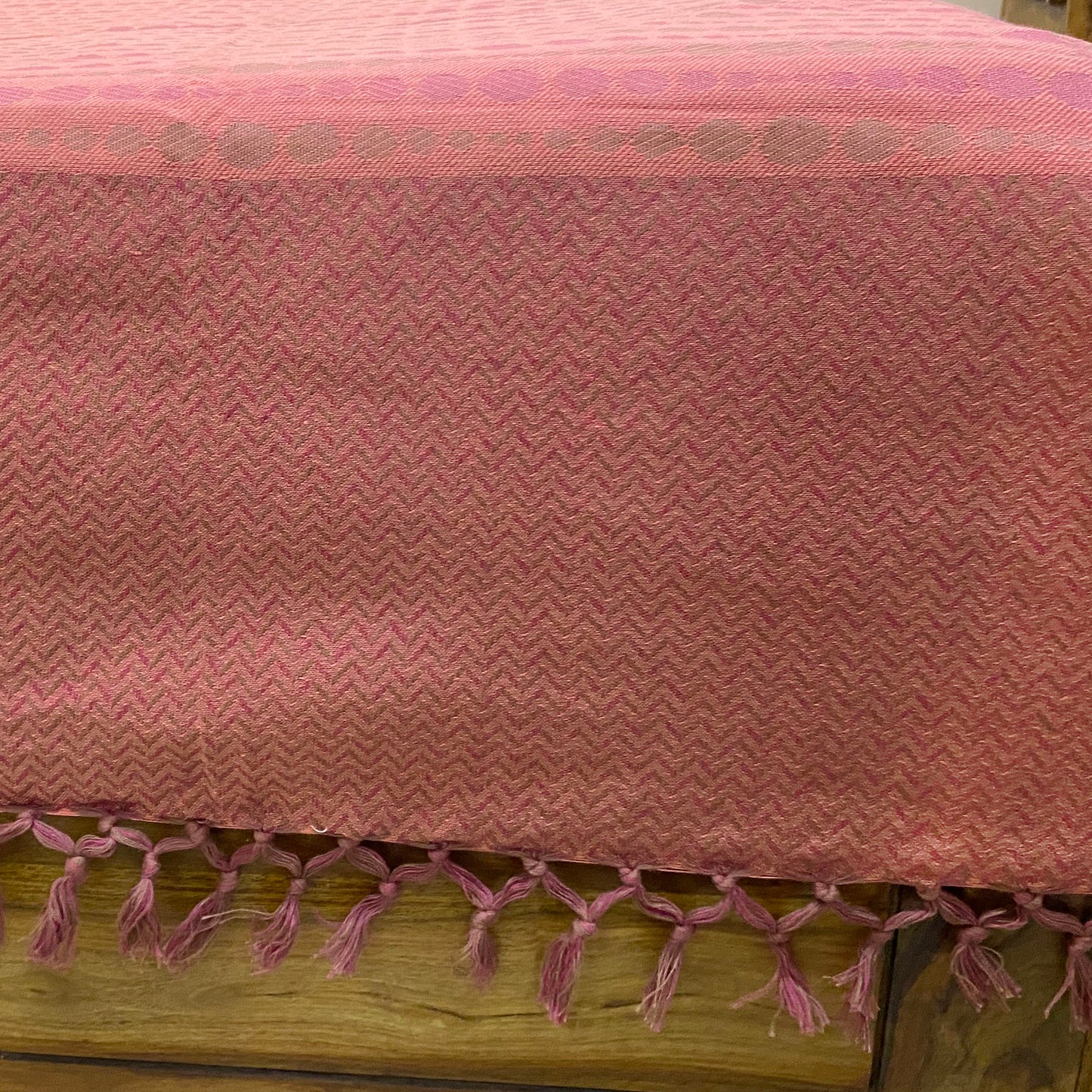 Reversible Bohemian Handloom Bed Cover