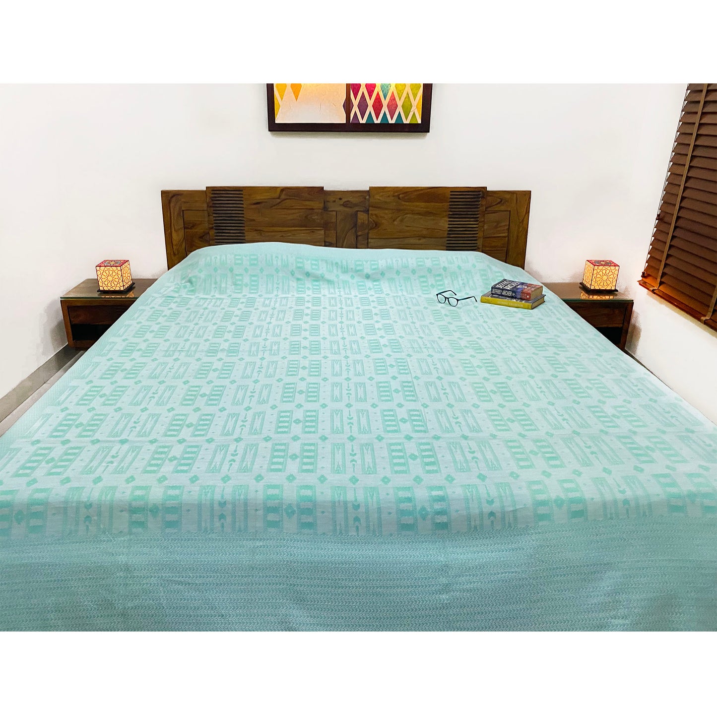 Lakshadweep Shores Reversible Bed Cover