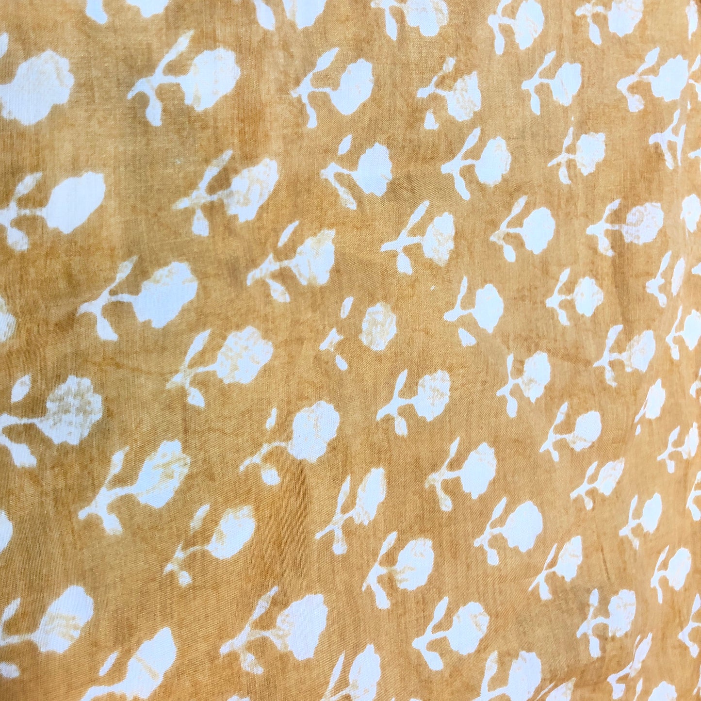 floral cotton silk fabric