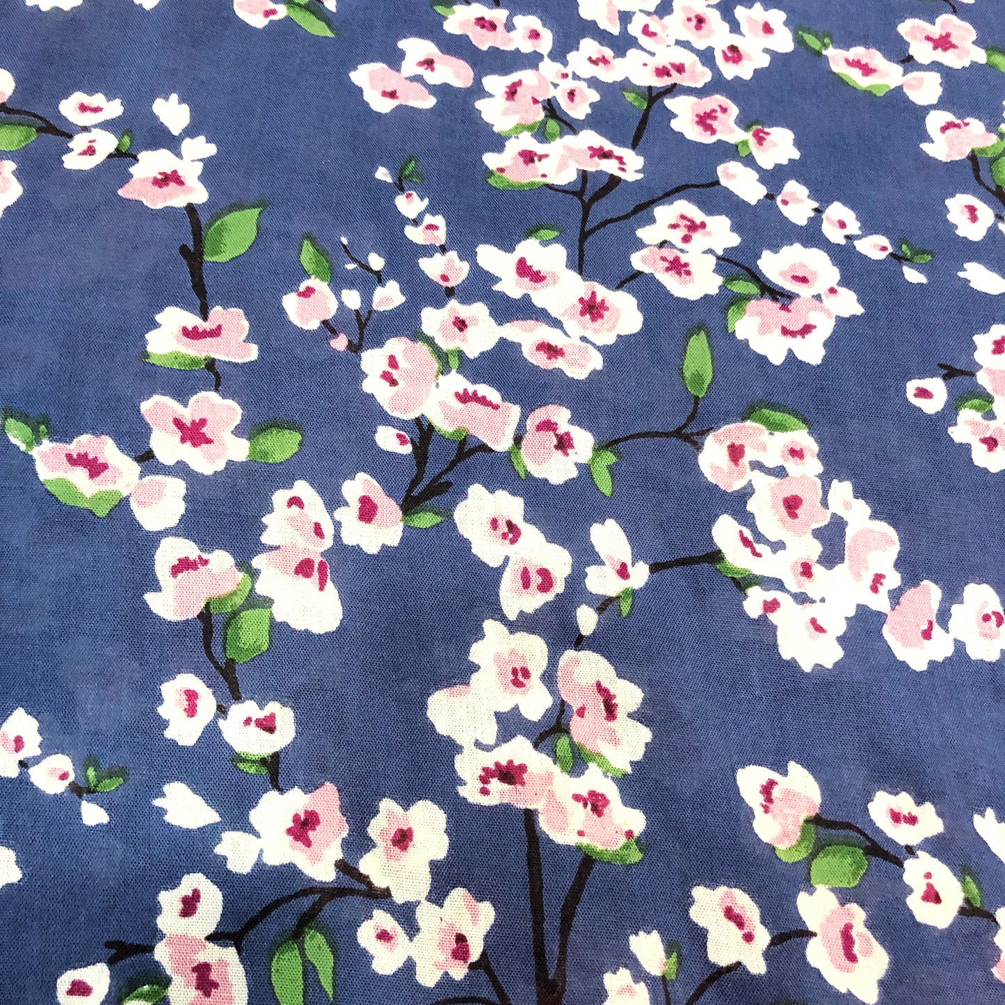 Spring Flowers Cotton Print Fabric