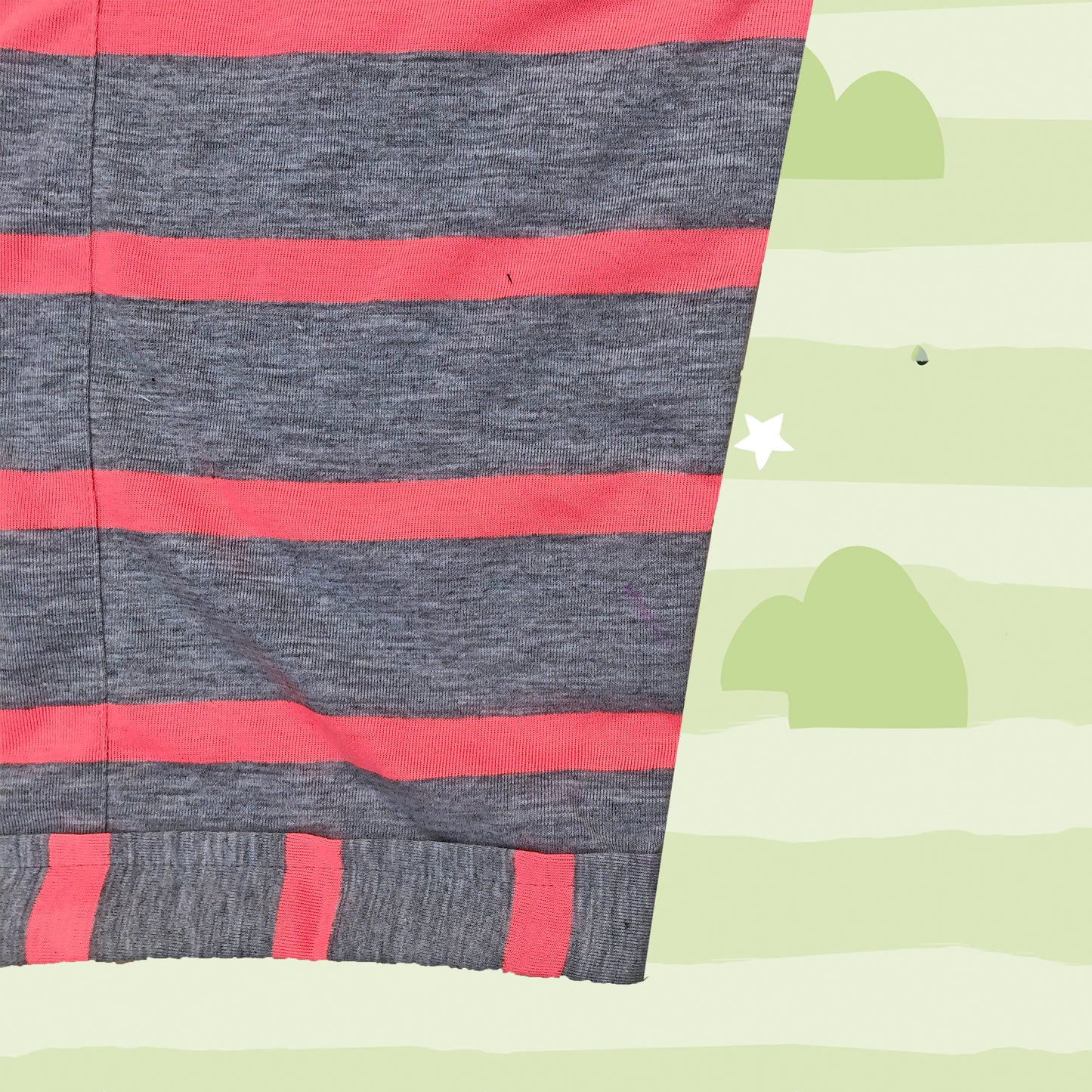 Pink Striped Cotton Lower