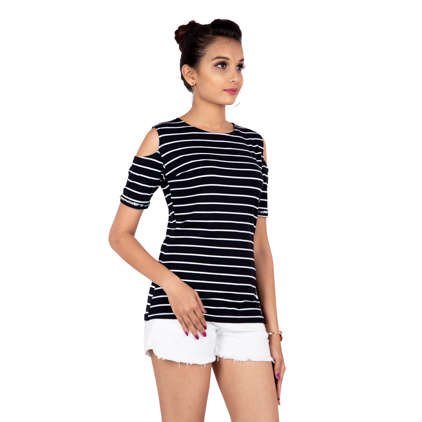 striped-cold-shoulder-top-for-ladies-online