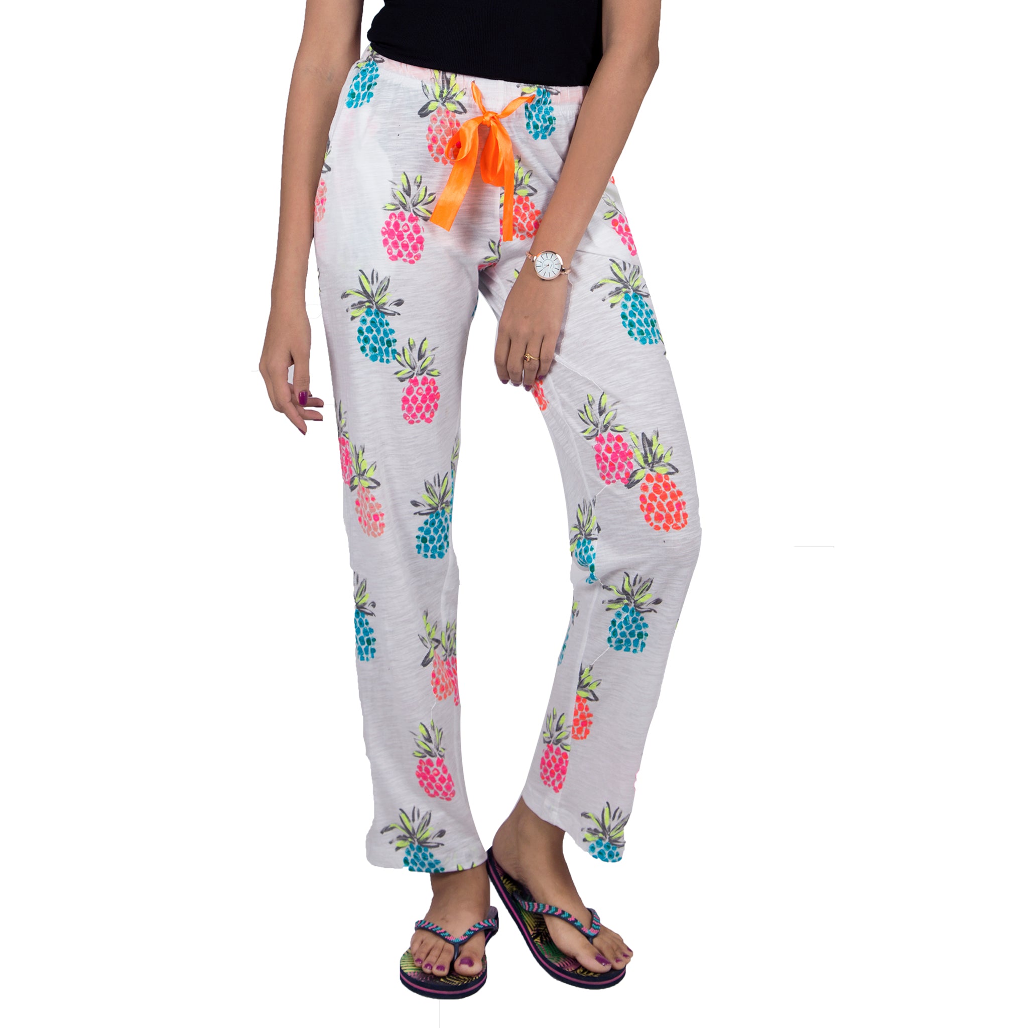pineapple-print-quirky-pyjamas-with-pockets-for-women