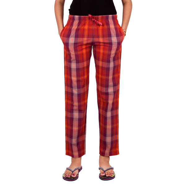 check-print-women's-pajamas-online
