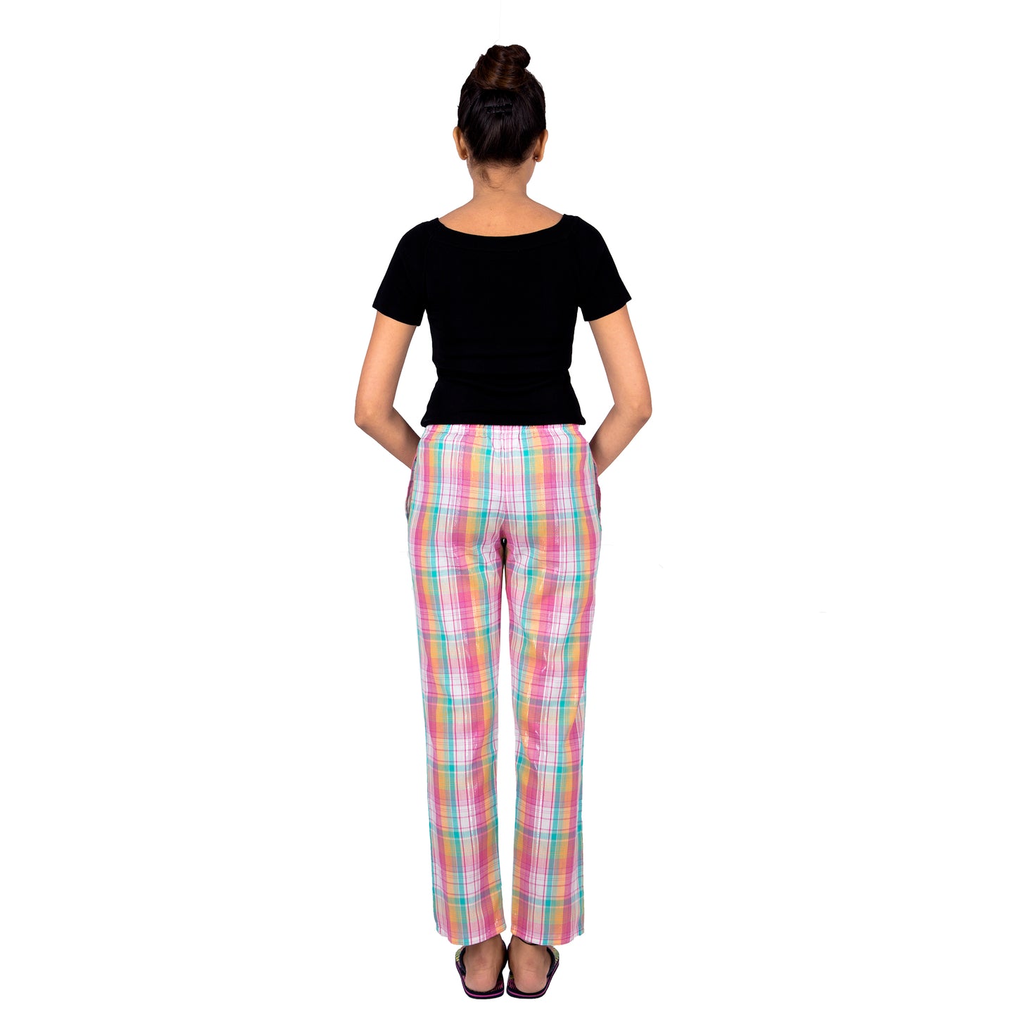 Classic Checkered Pajamas With Pockets