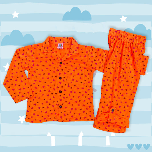 Little Triangles Boys Night Suit