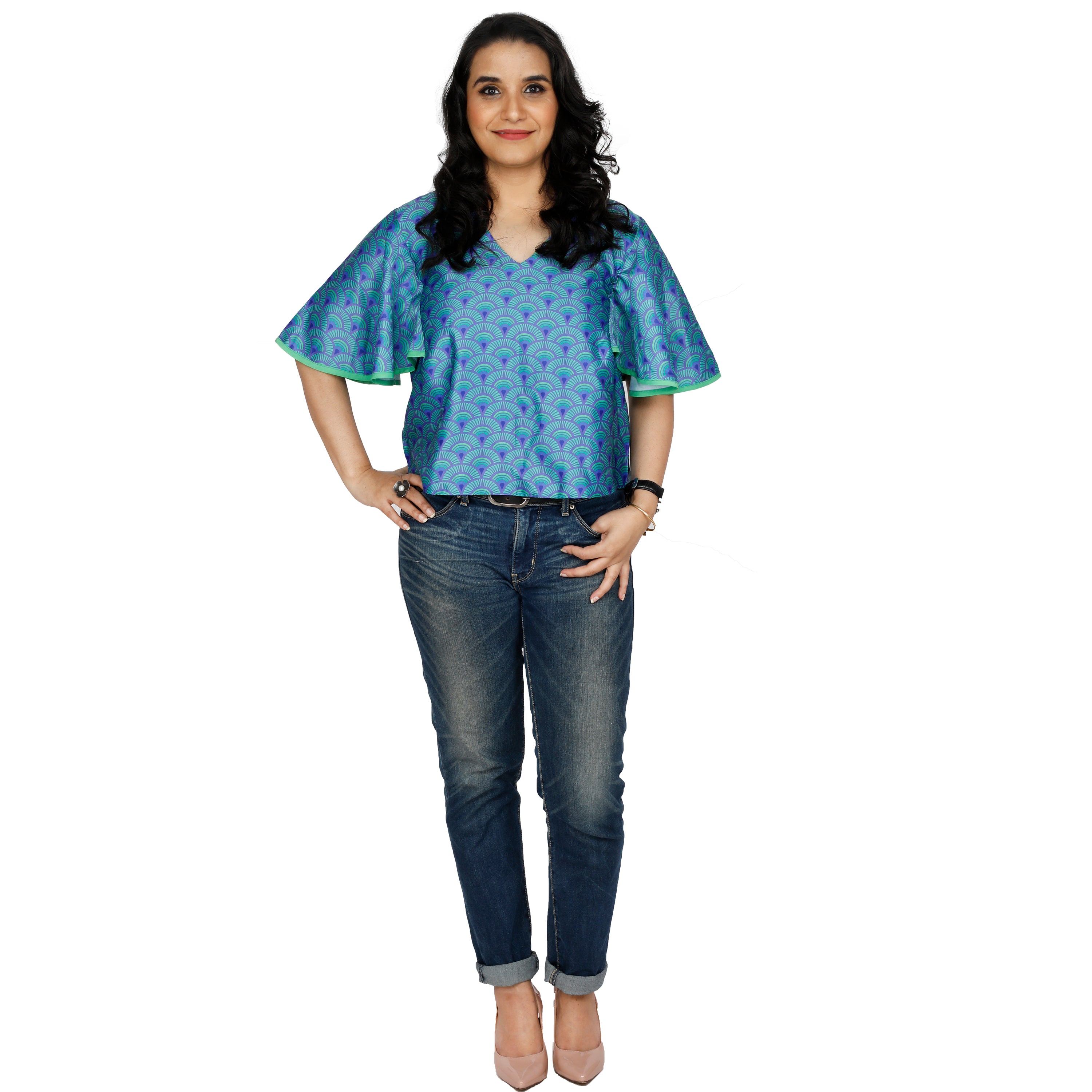 Buy Blue Tops for Women by Ruhaan'S Online | Ajio.com