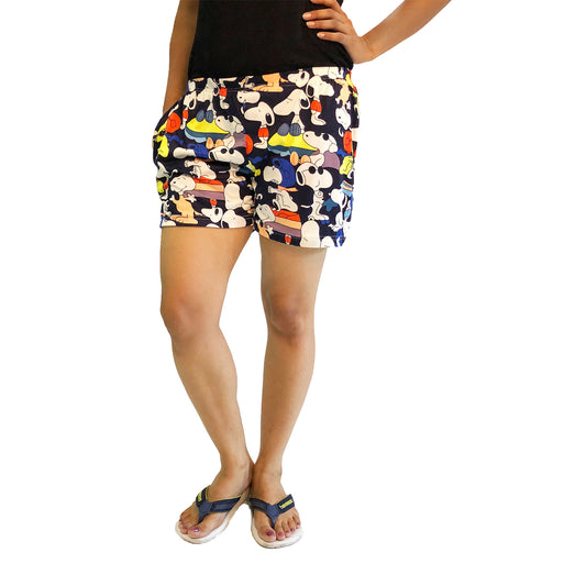 Snoopin' Not Allowed Women Shorts With Pockets