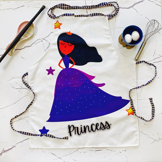 princess personalised apron gift 