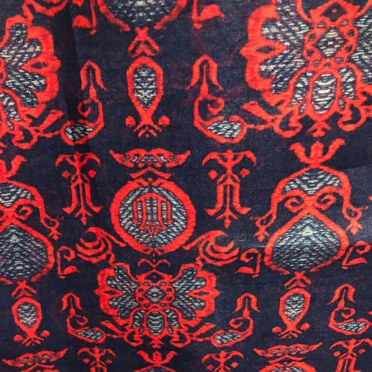 red-black-printed-tussar-silk-fabric-online