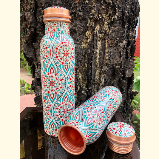 Turkish Art Copper Bottle
