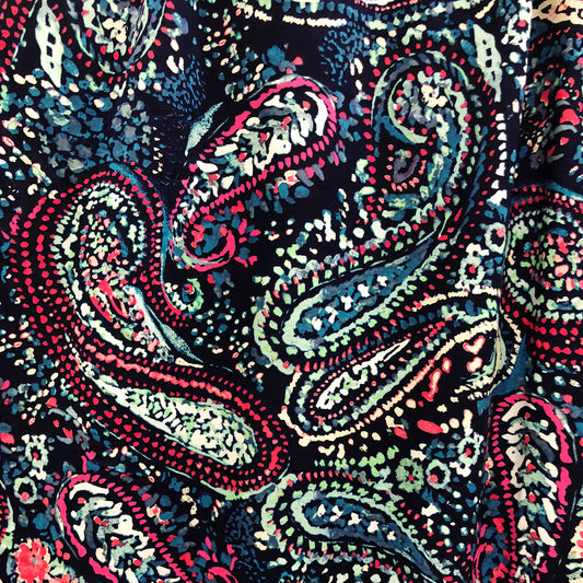 Psy Paisleys Rayon Print