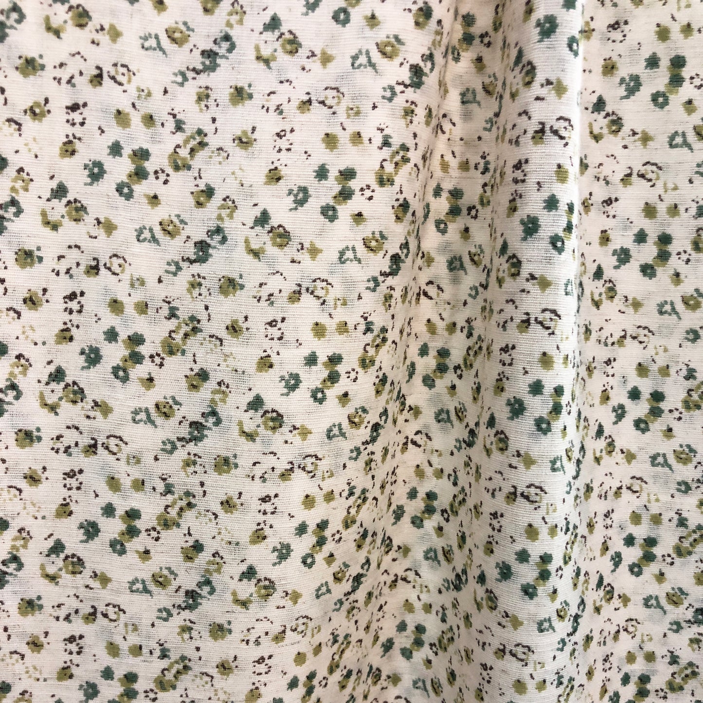 Linen Floral Fabric