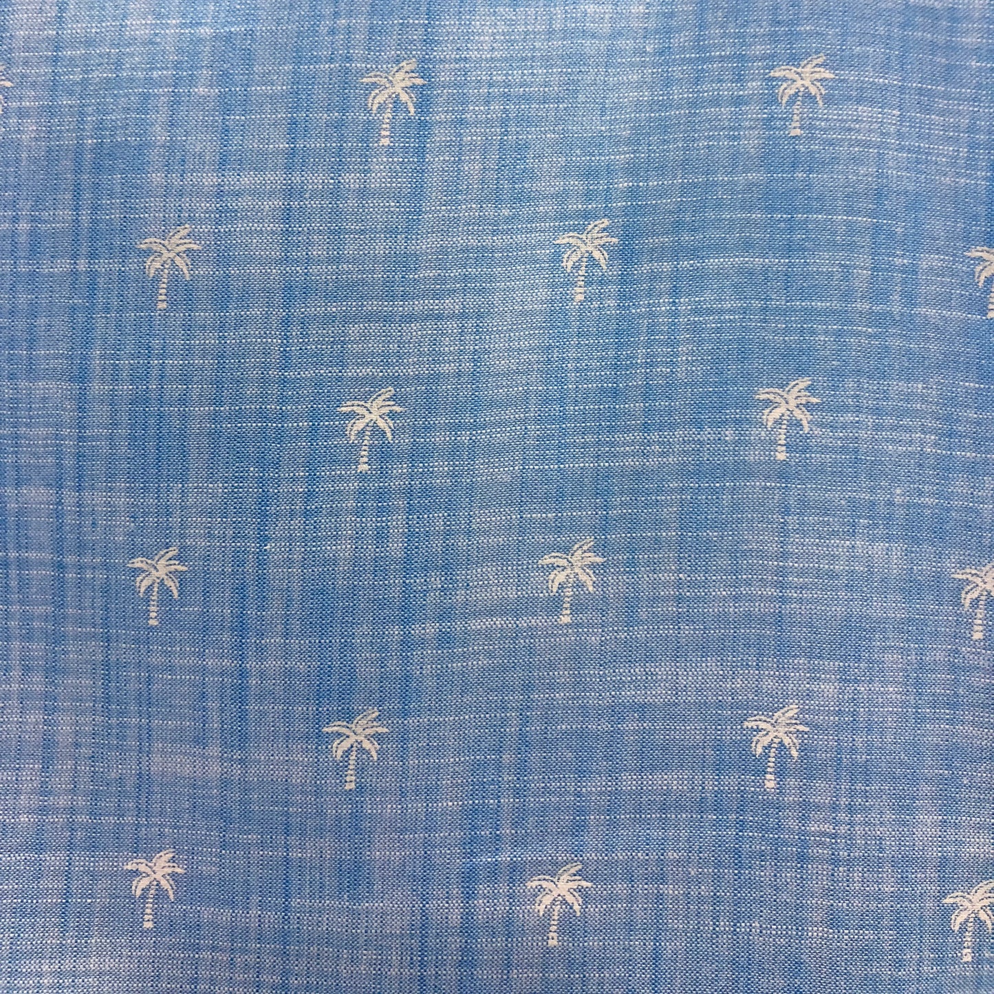 Sea Blue Cotton Print