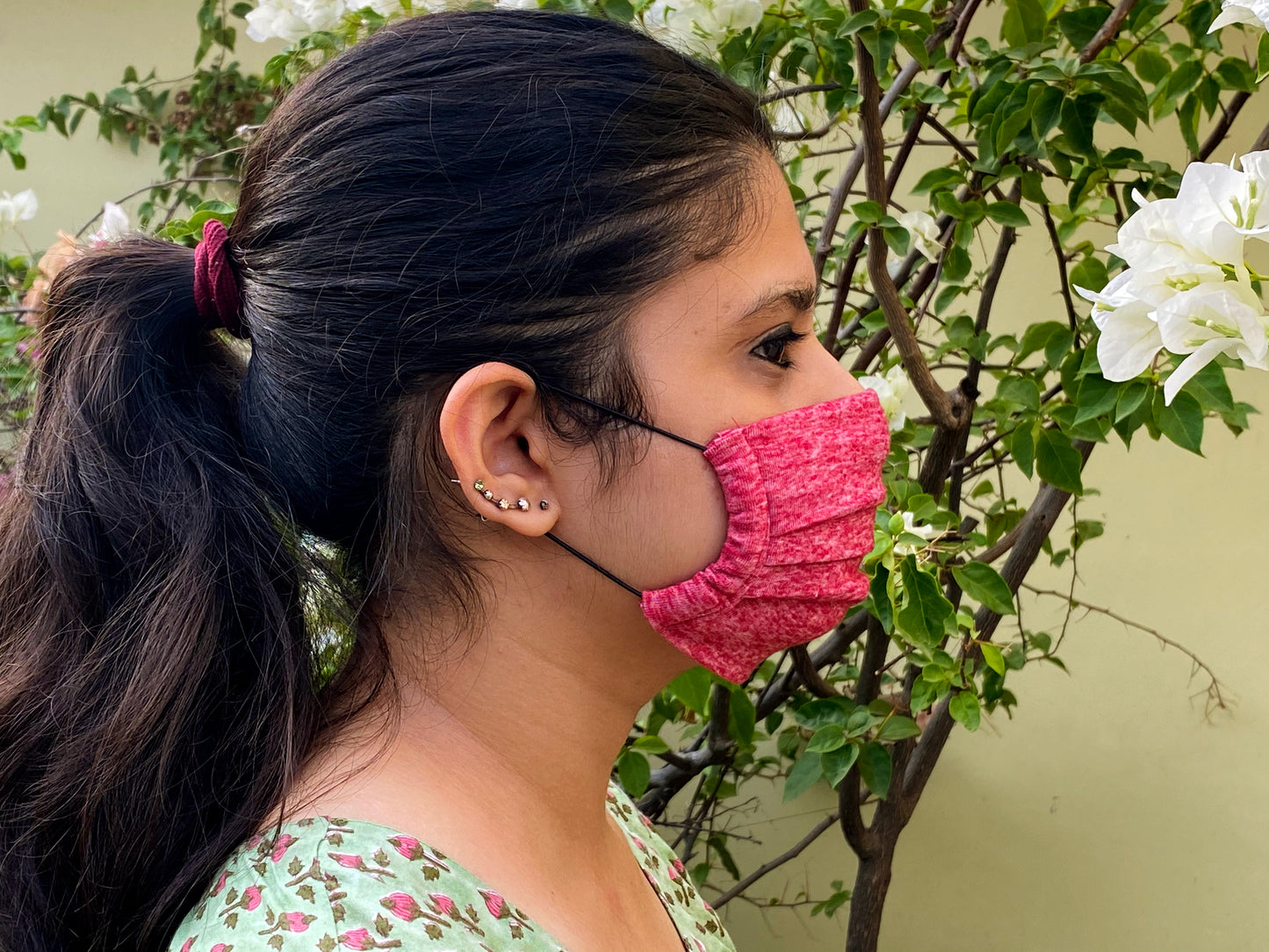 Pink Health Face Masks Set Mon to Sun