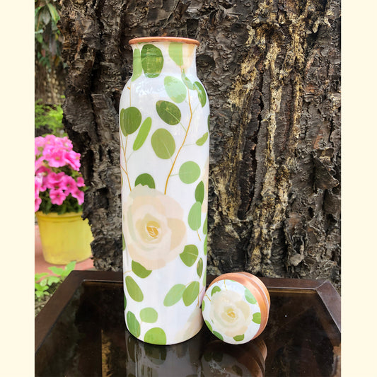 Wild Rose Copper Bottle