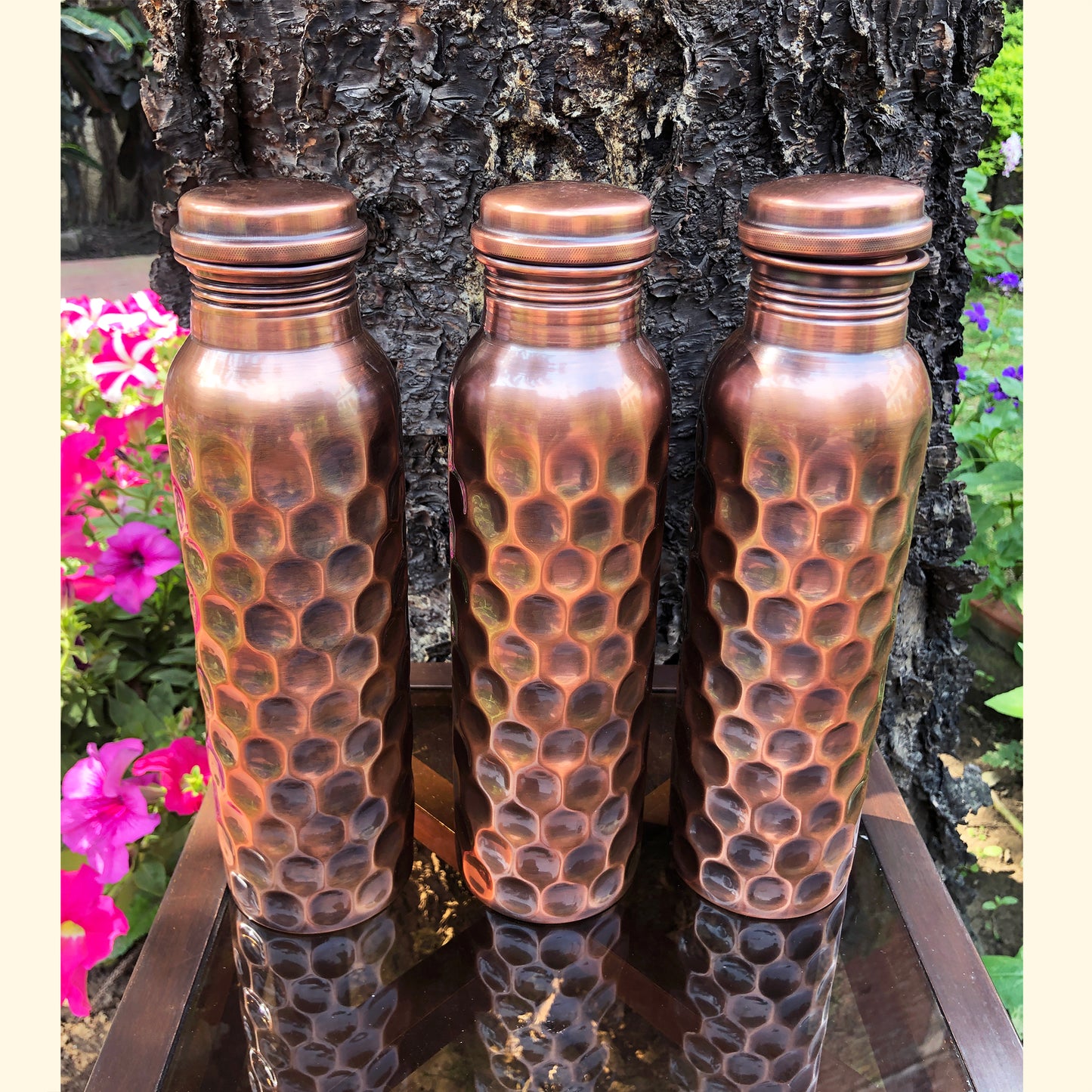 pure-copper-bottle-set-in-antique-finish-online-India