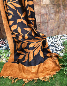Pretty Leafy Art Dupatta