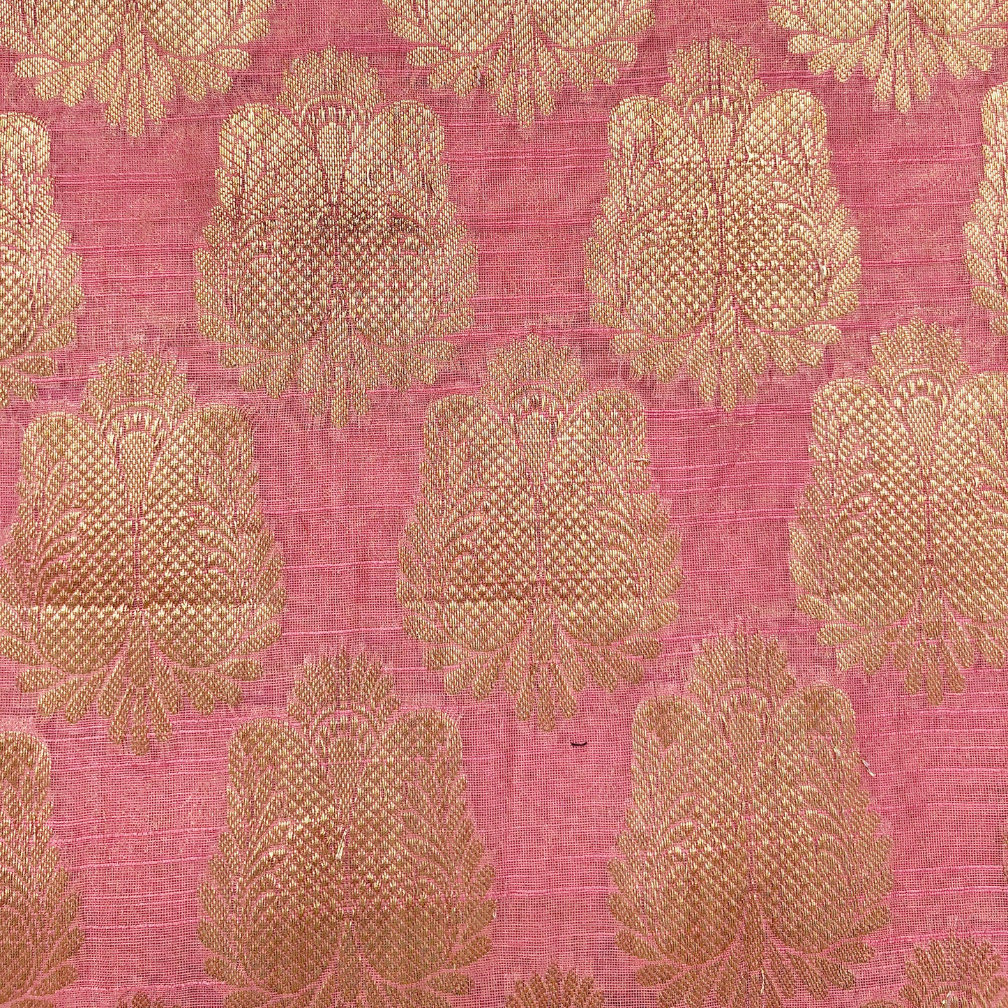 Fused Onion Pink Brocade Print