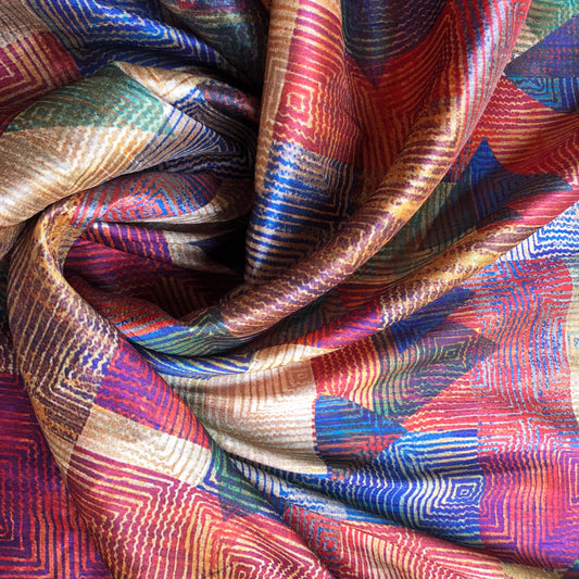 assam silk fabric online in vibrant colours