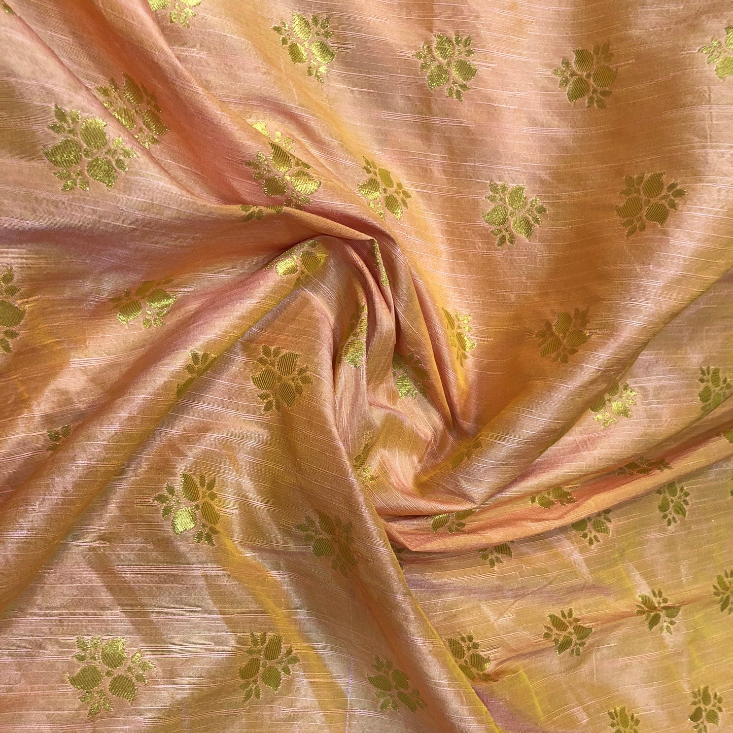 peach-and-gold-brocade-fabric-online