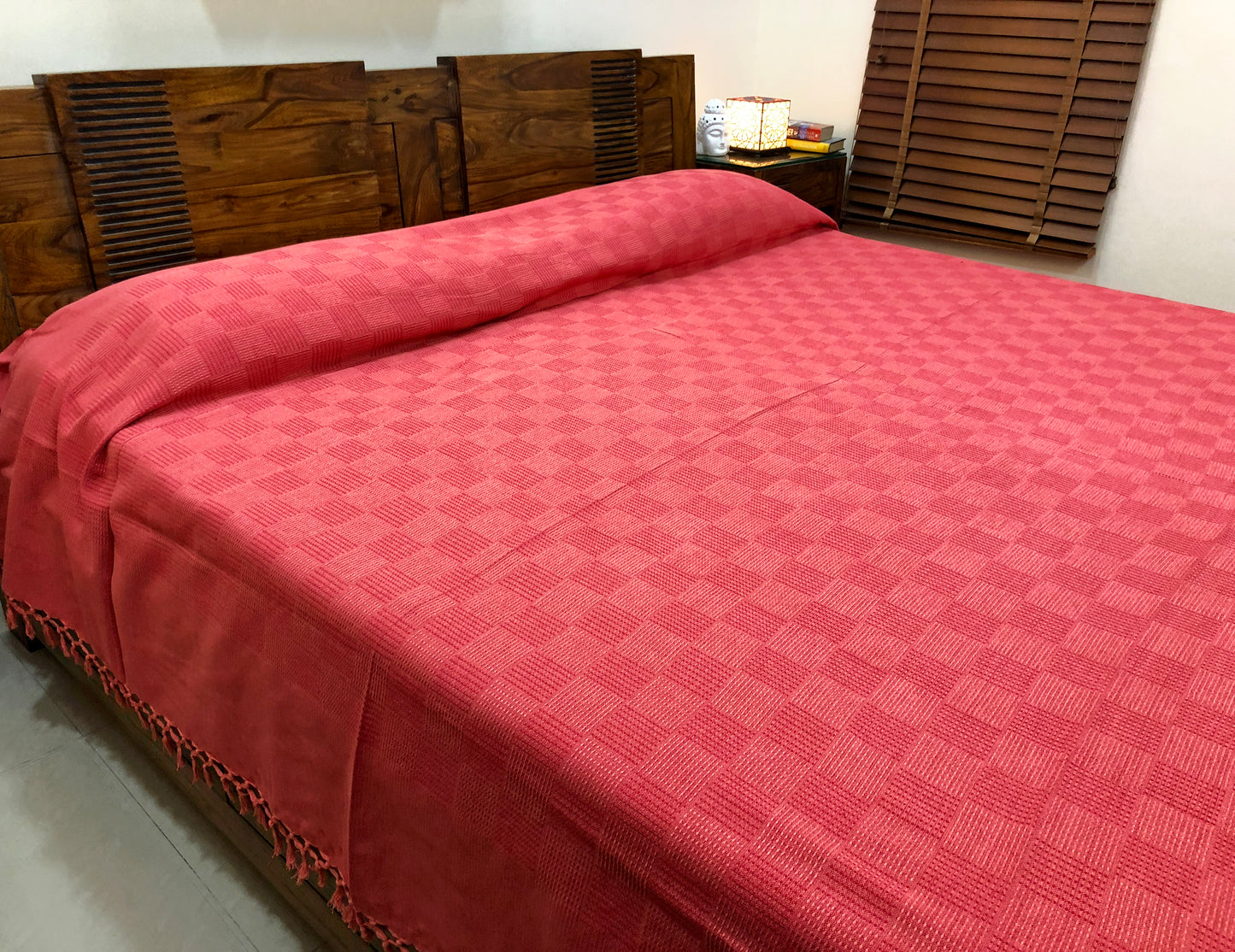 double-bed-cover-red-colour-india-cheap-price