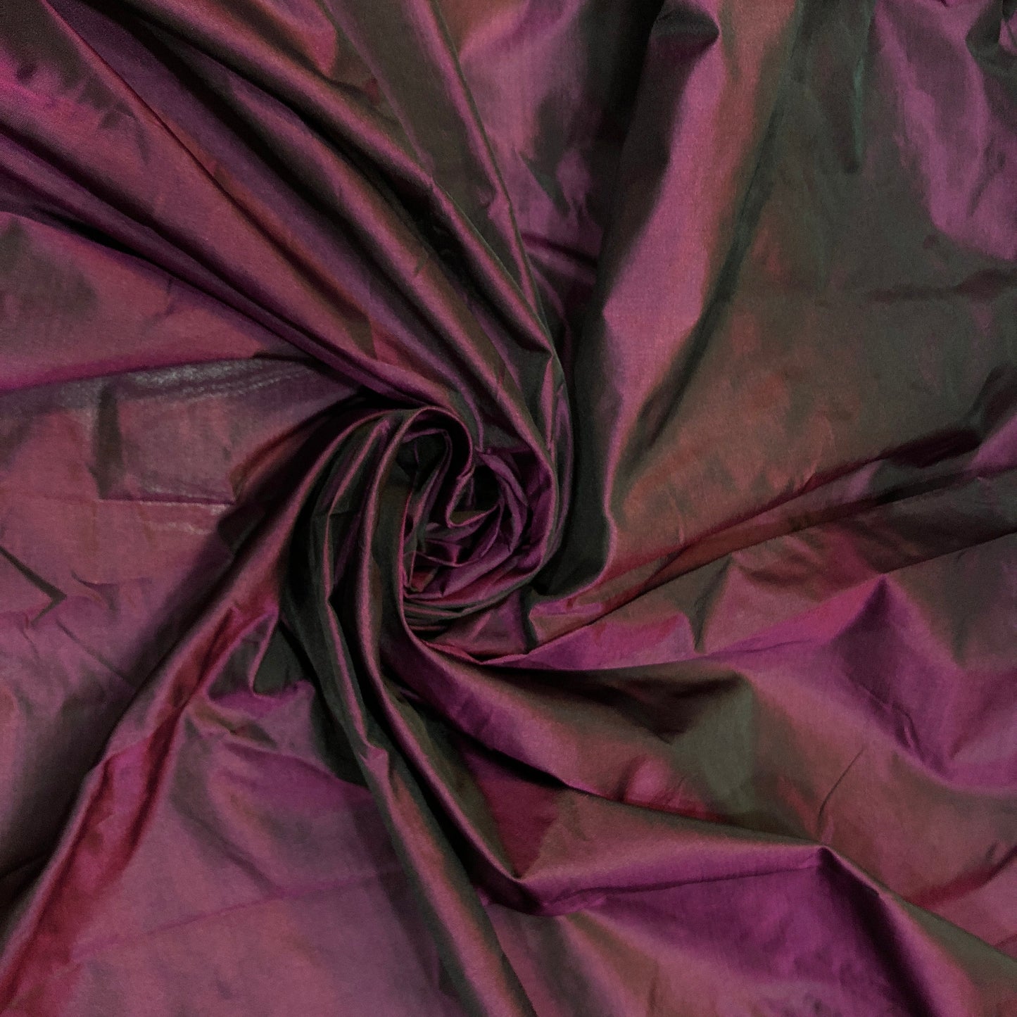 Wine Red Chennai Silk Fabric With Pink Thread Work