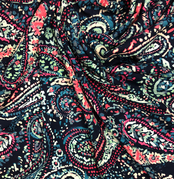Psy Paisleys Rayon Print