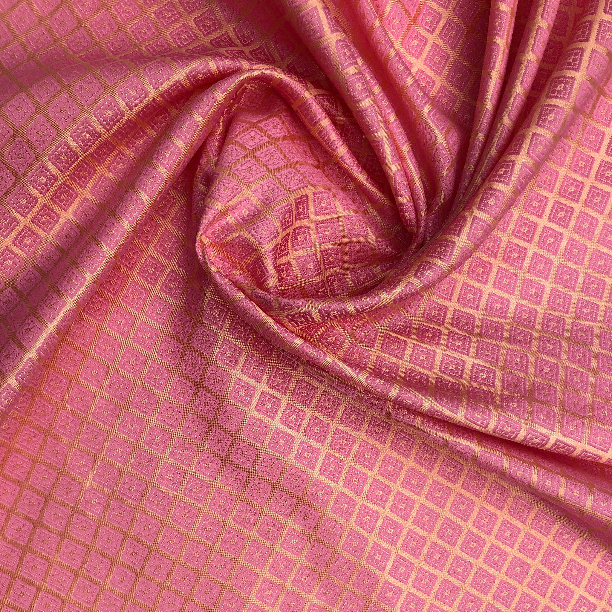 Buy Fuchsia Pink Brocade Fabric Online The Feel Good Studio