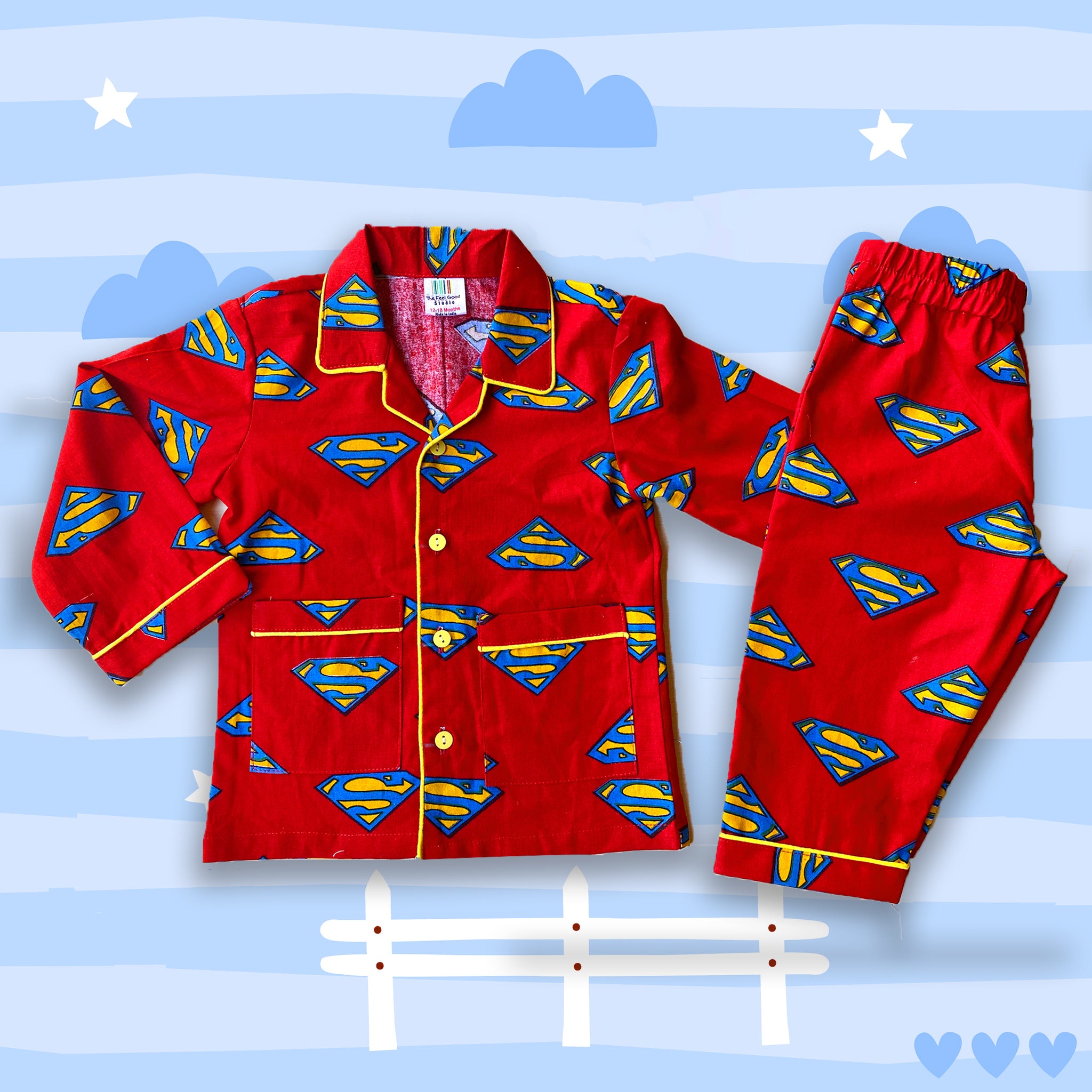 Superman Boys Night Suit